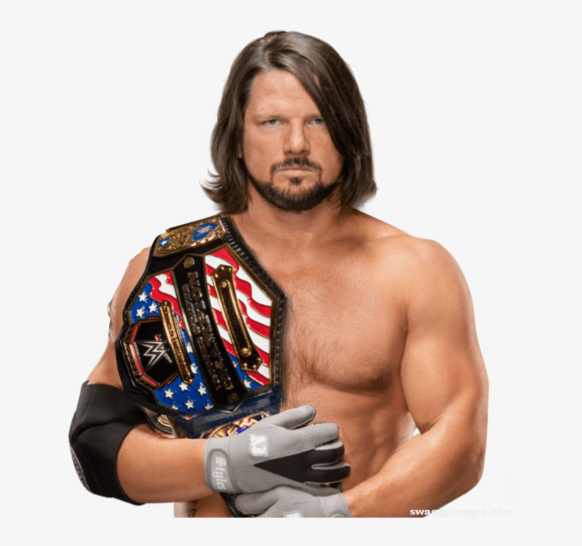Aj Styles Png Photo - Wwe Aj Styles United States Champion, transparent png #1737070