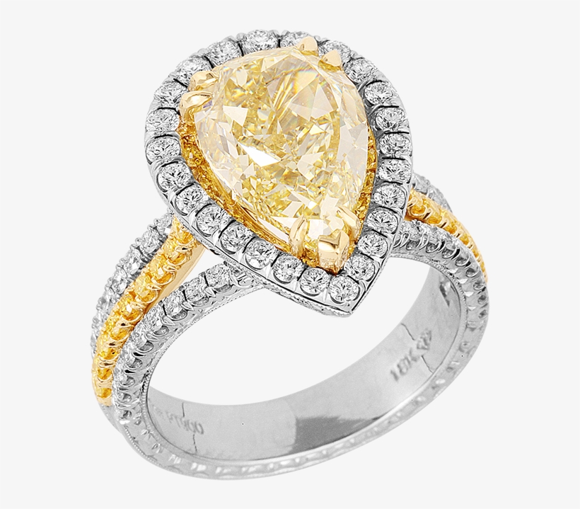 Kpr 659 Platinum And 18k Yellow Gold Ring - 3ct 10k White Gold ...