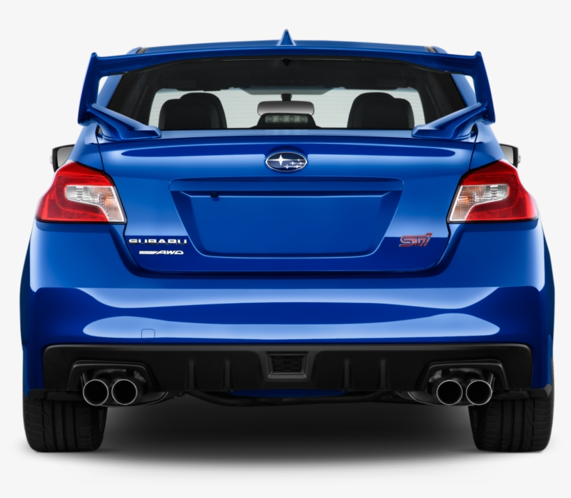 19 - - 2016 Subaru Sti Rear View, transparent png #1737667