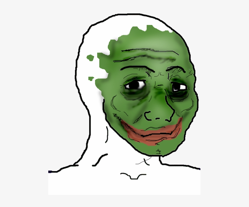 Wojak Clown, transparent png #1737733