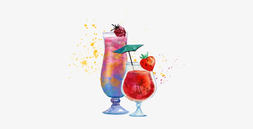 Party Drinks Needn't Be A Choice Between Decadent Pina - Illustration, transparent png #1737734