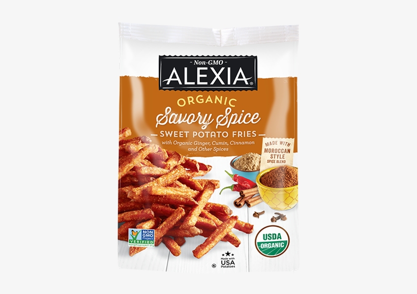 Organic Savory Spice Sweet Potato Fries - Alexia Foods Organic Savory Spice Sweet Potato Fries, transparent png #1737833