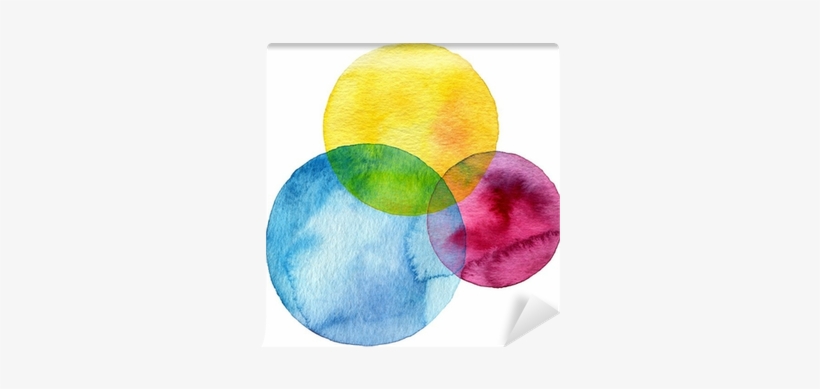 Abstract Watercolor Circle Painted Background Wall - Watercolor Circle No Background, transparent png #1737915