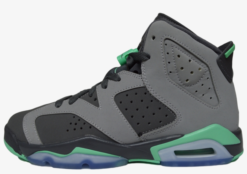 Air Jordan 6 Gg "green Glow" - Shoe, transparent png #1738211
