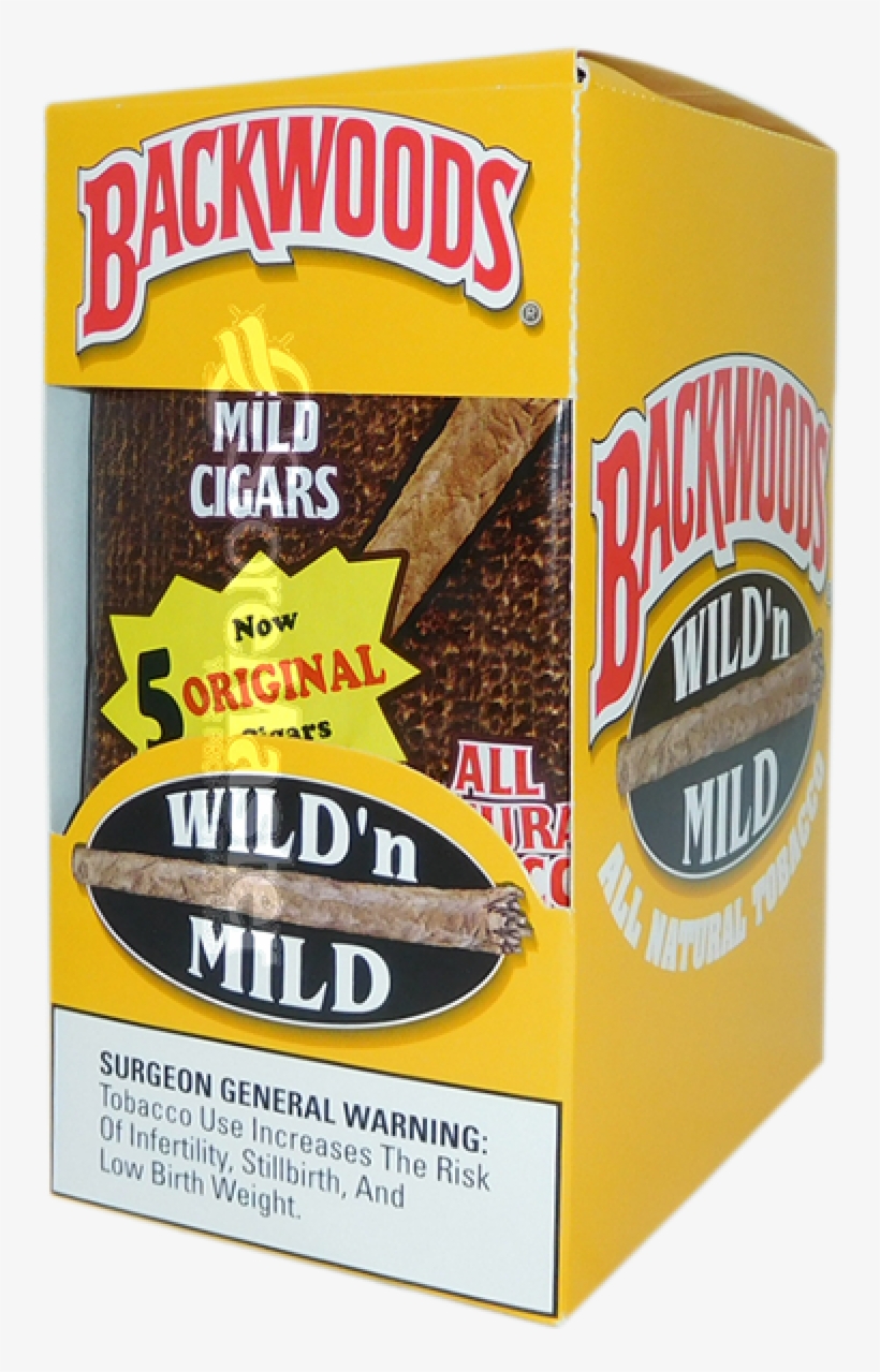 Backwoods Cig 5pk Wild 'n Mild - Backwoods Cigars, Wild 'n Mild - 5 Cigars, transparent png #1738331
