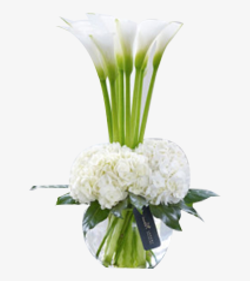 This Chic And Contemporary Hand-tied Bouquet Is Rich - Hydrangea In A Vase, transparent png #1738446