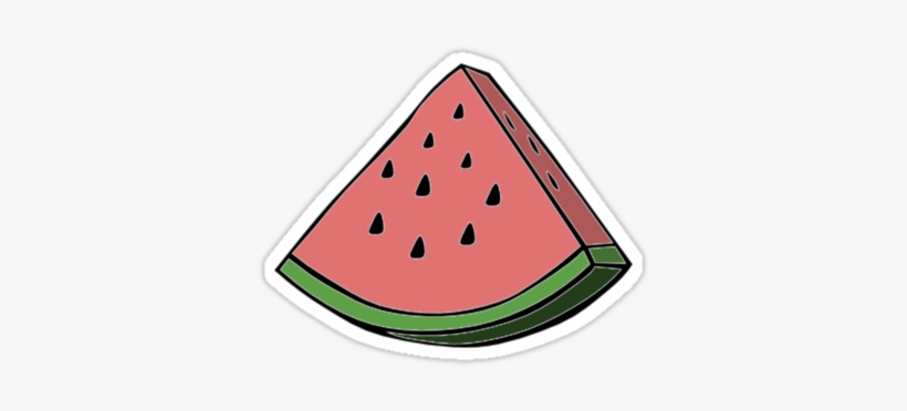 Pop Art Watermelon By Luckylucy - Watermelon Sticker, transparent png #1738464