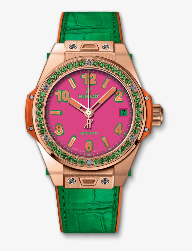 Big Bang One Click Pop Art King Gold Apple - Pop Art Hublot, transparent png #1738466