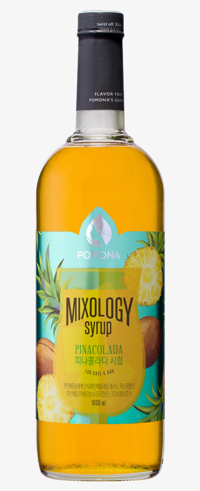 Pomona Mixology Pinacolada Syrup 1l - Piña Colada, transparent png #1738583