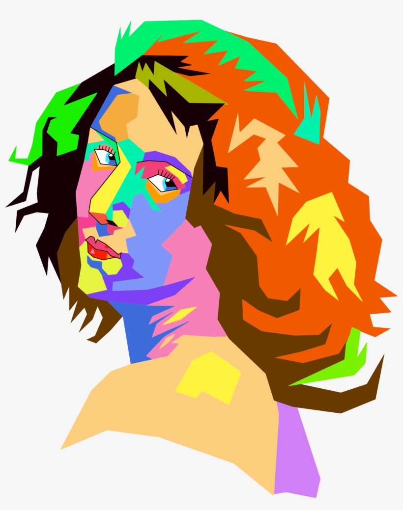 This Free Icons Png Design Of Pop Art Female Face, transparent png #1738697