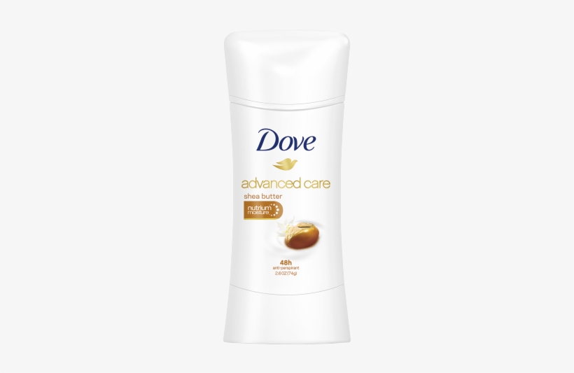 Dove Advanced Care Shea Butter Antiperspirant - Dove Advanced Care Shea Butter Deodorant, transparent png #1738916
