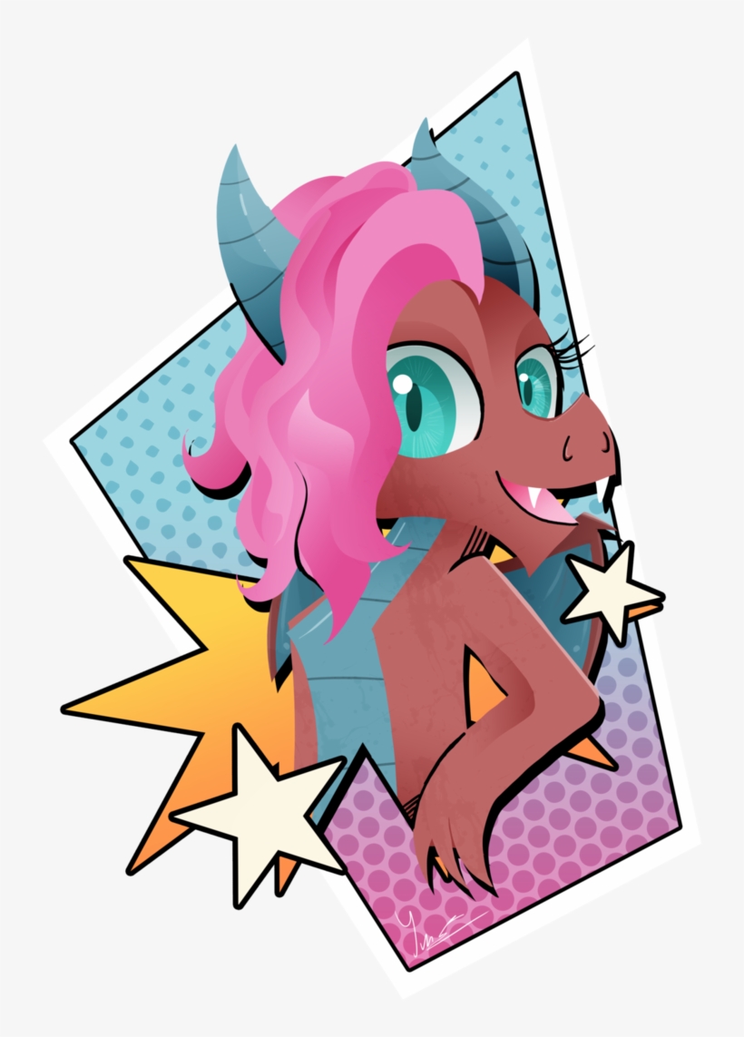 Ii-art, Bust, Dragon, Dragoness, Effects, Female, Mina, - Art, transparent png #1738938