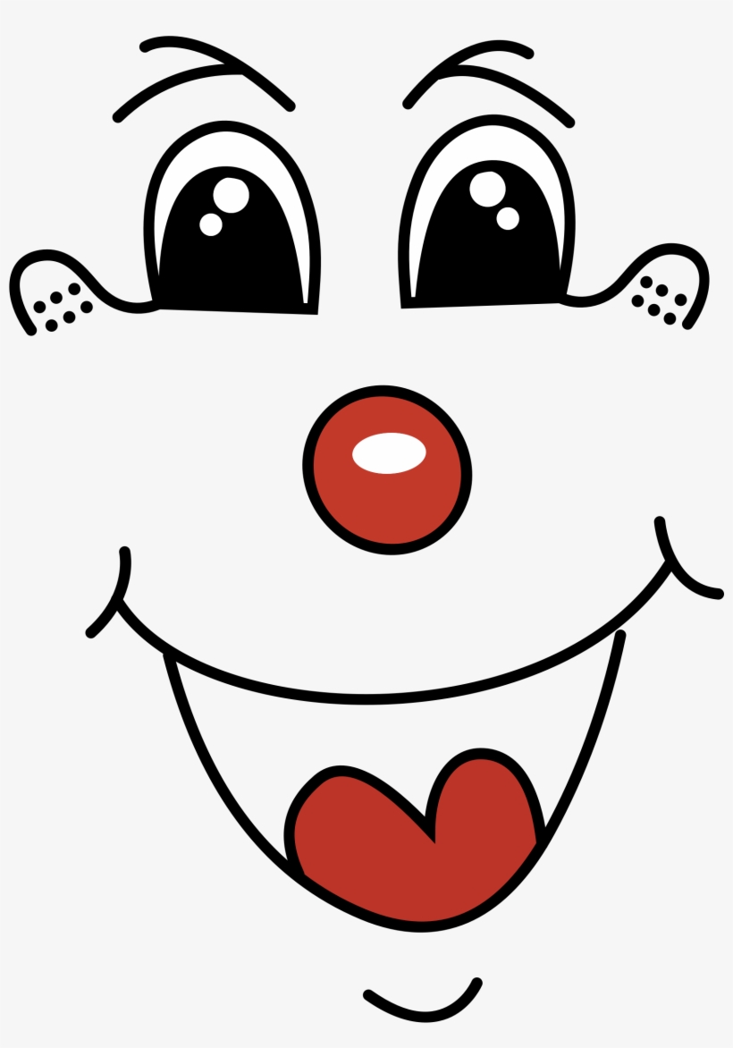 This Free Icons Png Design Of Clown Face Line Art, transparent png #1739106