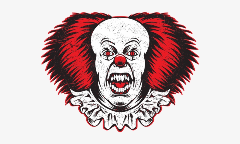 The Clown Face - It, transparent png #1739236