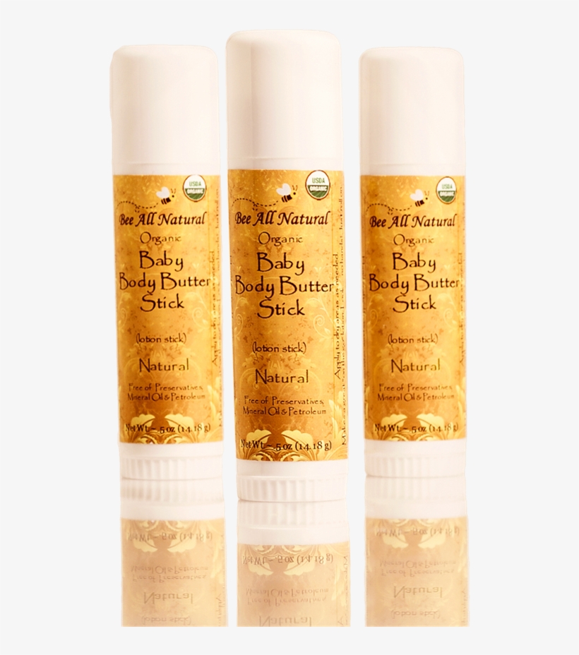 The Bee All Natural Baby Body Butter Stick - Cosmetics, transparent png #1739601