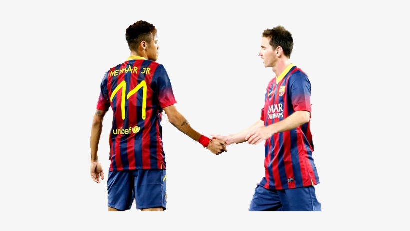 Messi - Messi And Neymar Png, transparent png #1739795