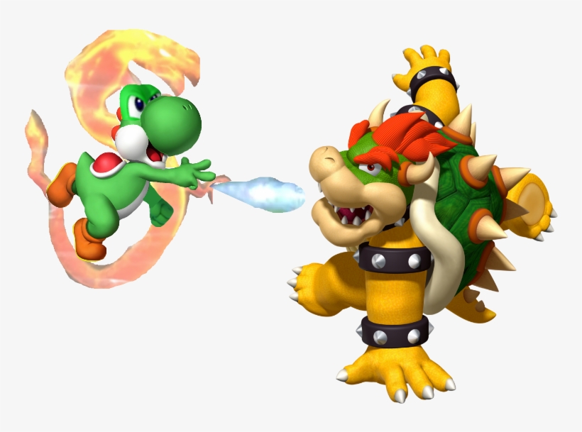 Dragon Flame - Mario Character With Spikes, transparent png #1739803