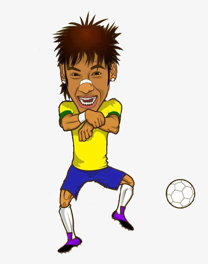 Dibujos Animados De Neymar - Neymar Animated, transparent png #1740460