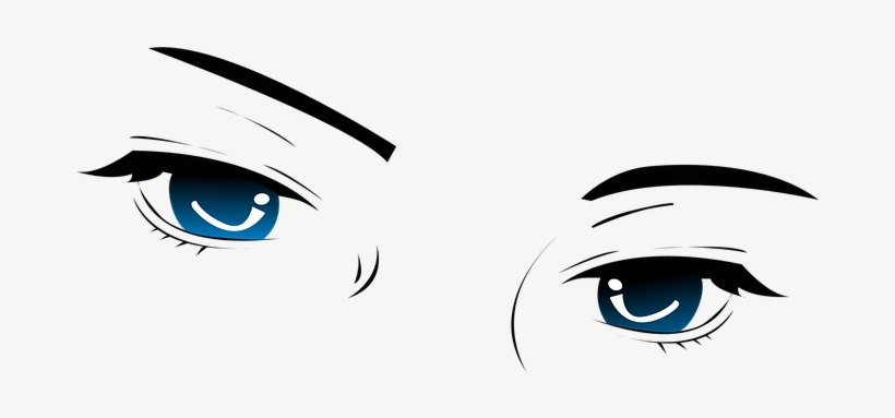 Eyes, Blue Eyes, Eyebrows, Brows, Seeing - Vector Graphics, transparent png #1740463