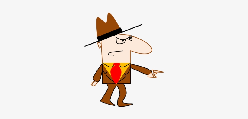 40 Clip Cal - Angry Man Cartoon Png, transparent png #1740570
