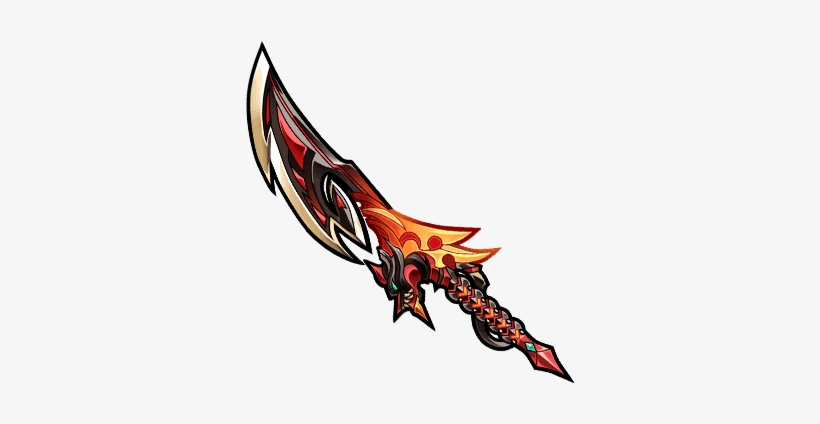 Fire Drake Sword - Unison League Fire Sword, transparent png #1740579