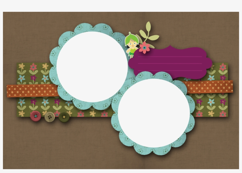 2 Circle Photos, - Cute Png Book Frames, transparent png #1741081
