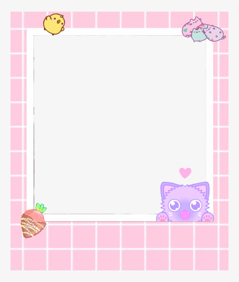 Kawaii Frame Png - Kawaii Cute Transparent Frames, transparent png #1741223