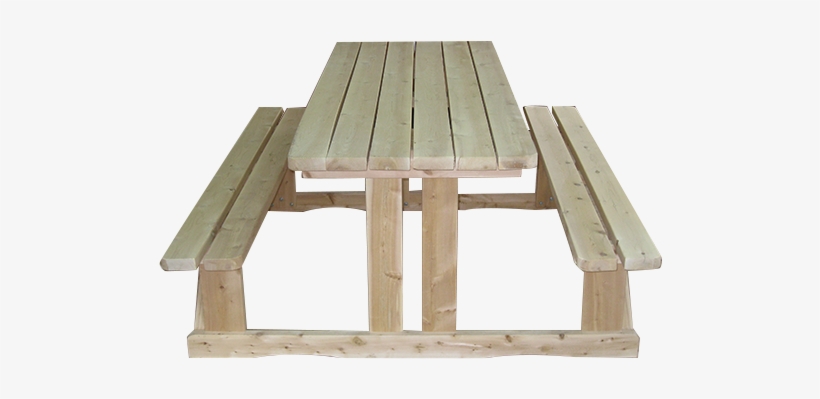 Park Picnic Table - Park Table Png, transparent png #1741339