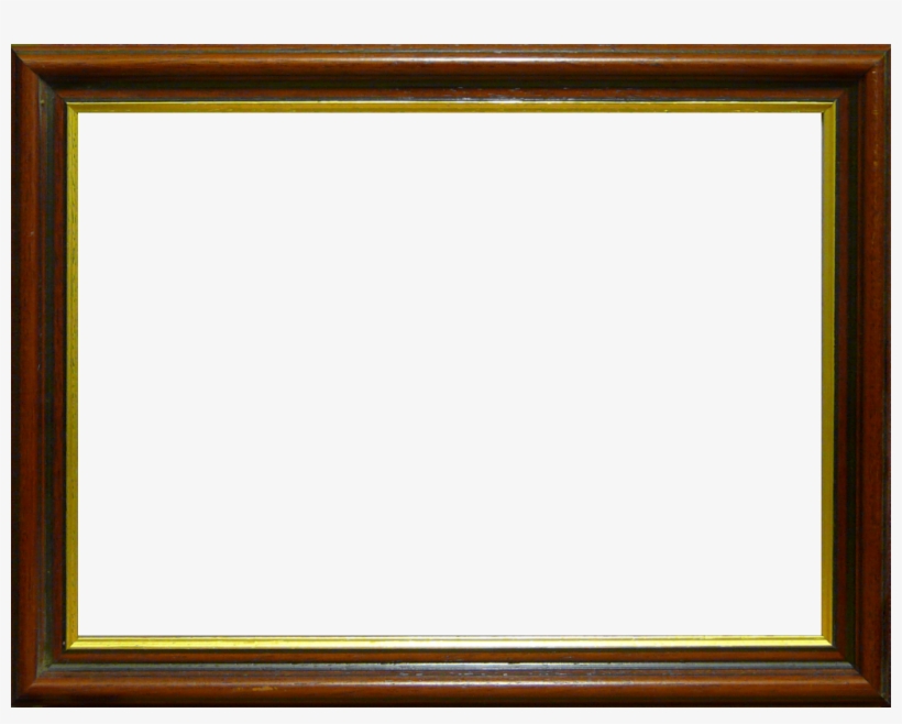Pu Imitated Wood Photo Frame, Picture Frame, Cute Frame - Vintage Frame, transparent png #1741363