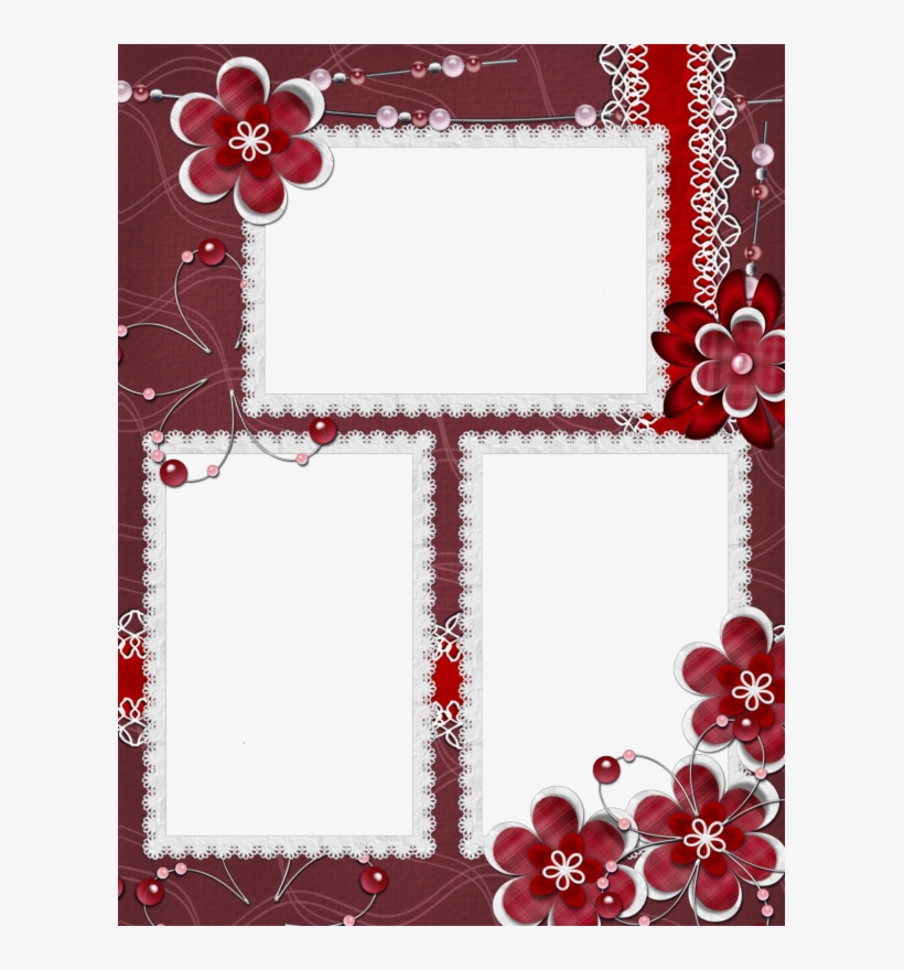 Marcos Para Fotos Multiples Infantiles - Marcos Digitales Florales Para, transparent png #1741418