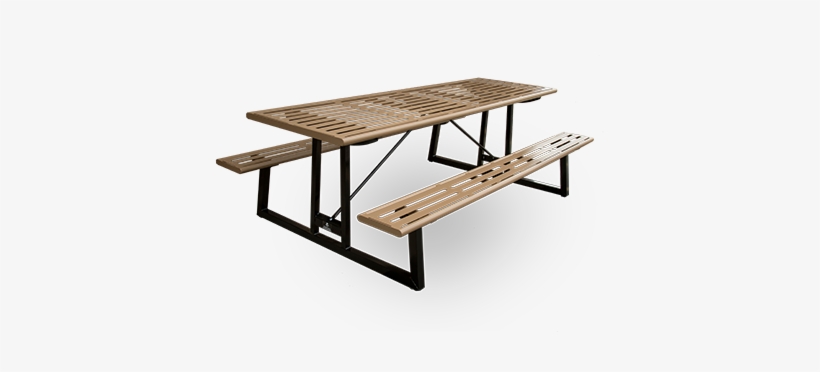 Powder Coated Metal Picnic Tables - Diy Metal Picnic Table, transparent png #1741486