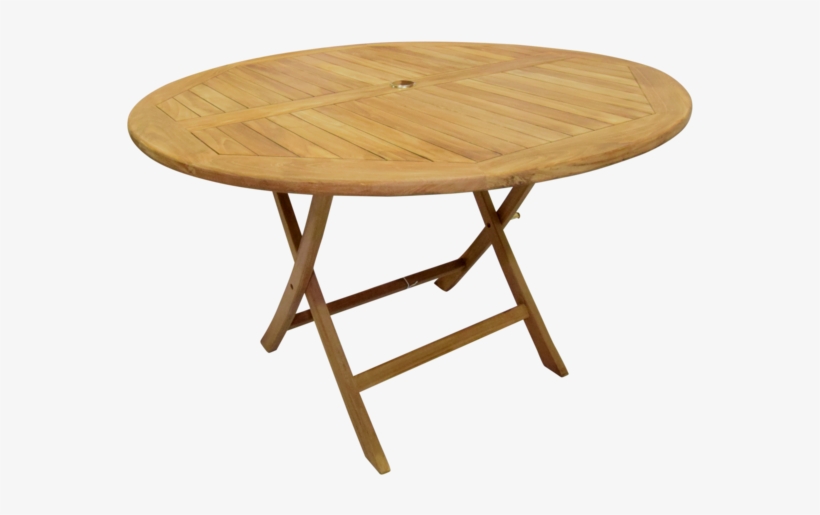 Al Fresco Round Folding 120cm Bistro Garden Table - Octagonal Teak Outdoor Table, transparent png #1741612