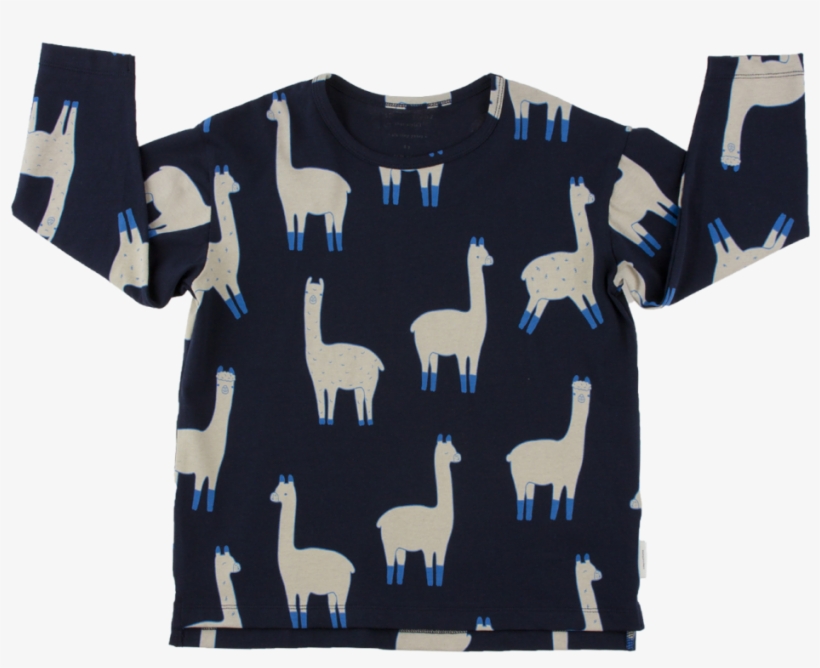 Tiny Cottons Ls Relaxed Tee Llamas - Tiny Cottons Lama Shirt, transparent png #1741718