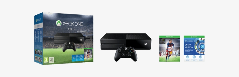 Xbox One 1tb Fifa Bundle Back Png - Xbox One Con Gears Of War Ultimate Edition, transparent png #1742286