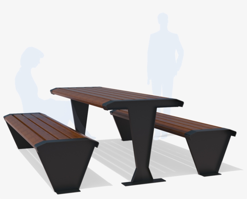 Essence Model Picnic Table For Public Spaces Essenza - Picnic, transparent png #1742305