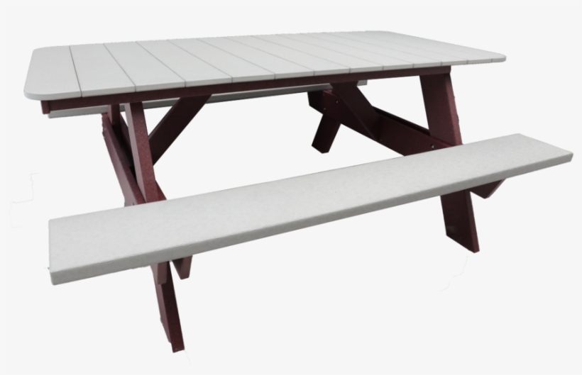 6' Picnic Table - Table, transparent png #1742367