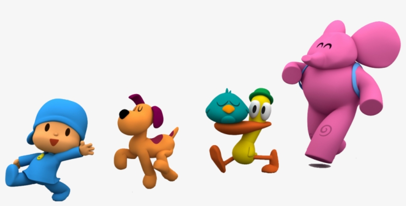 Imágenes De Pocoyo Con Fondo Transparente, Descarga - Gif Run Pocoyo, transparent png #1742711