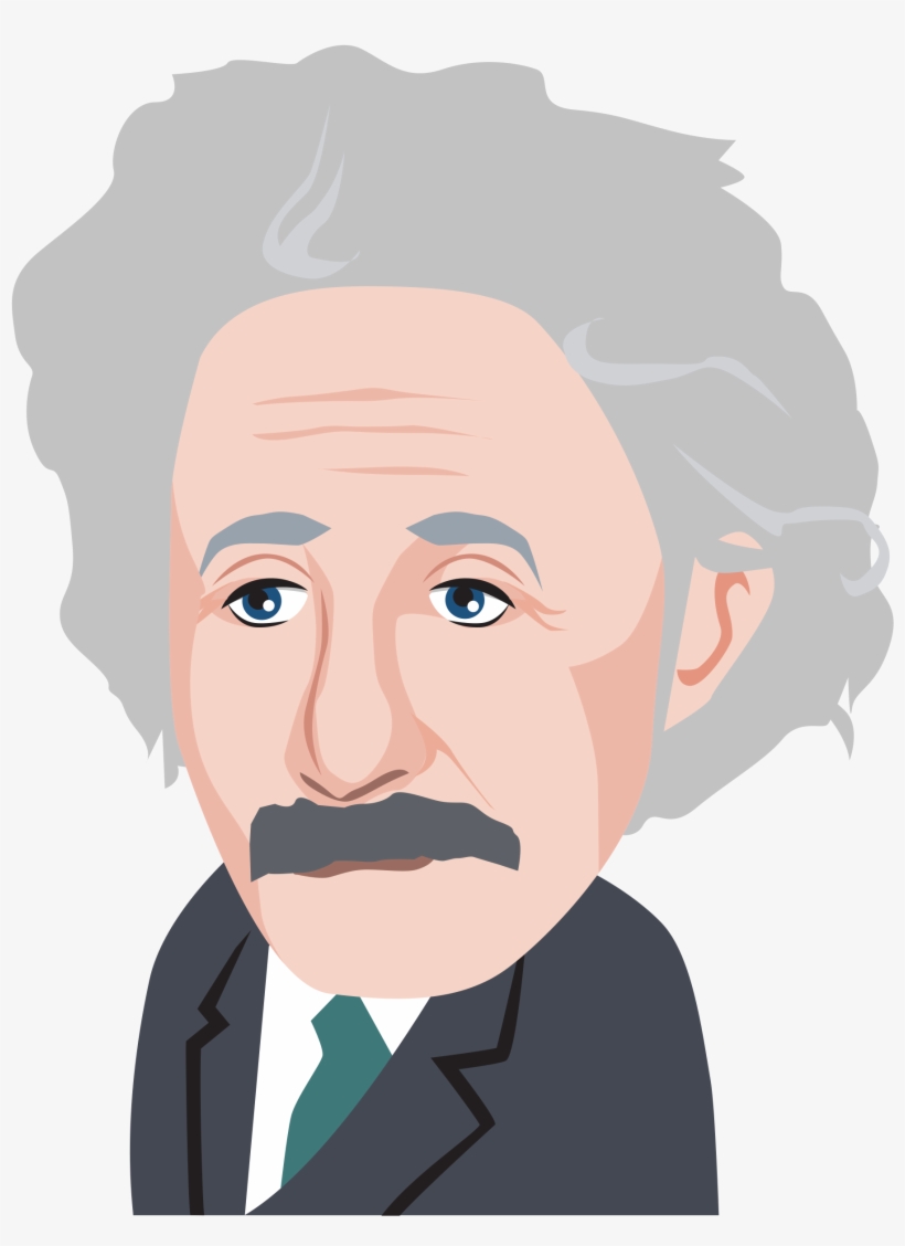 This Free Icons Png Design Of Albert Einstein, transparent png #1742738