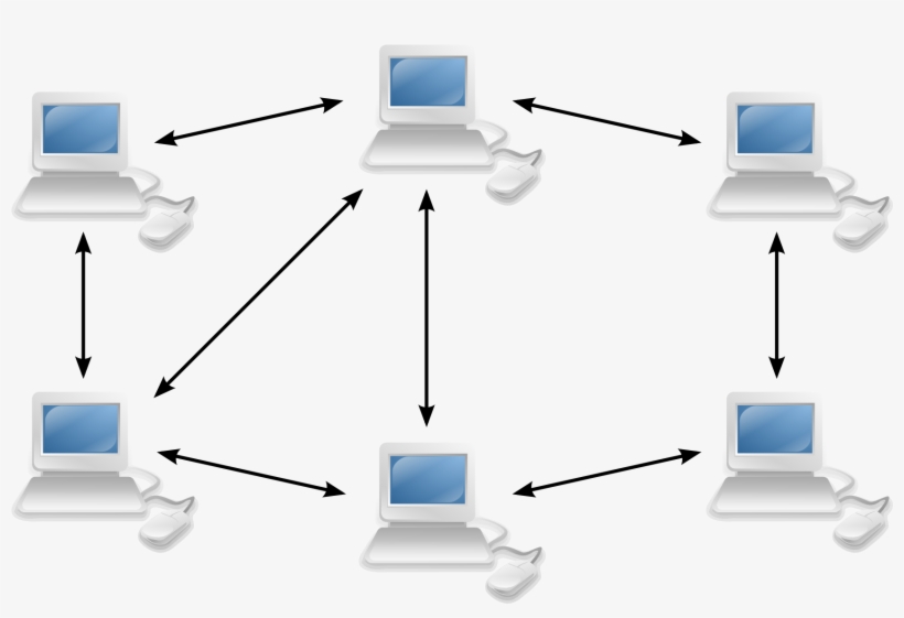 Peer To Peer Network - Network Architecture Peer To Peer, transparent png #1742820