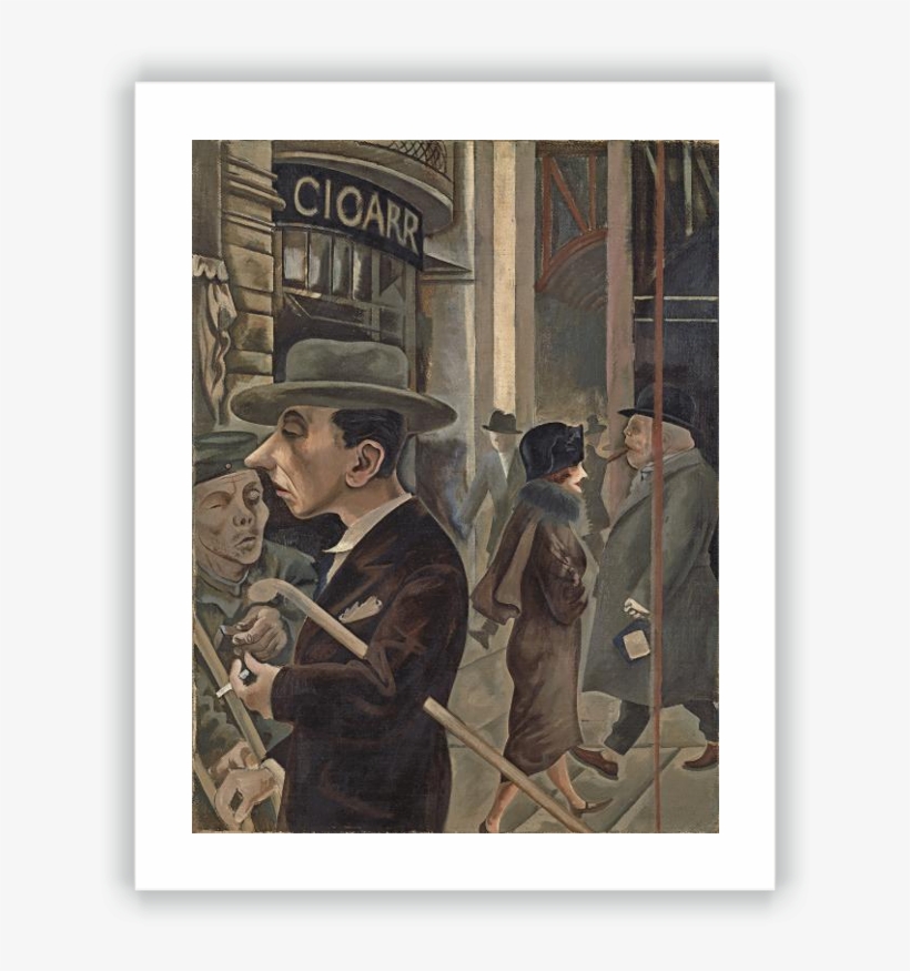 Georg Grosz - Street Scene, transparent png #1742841