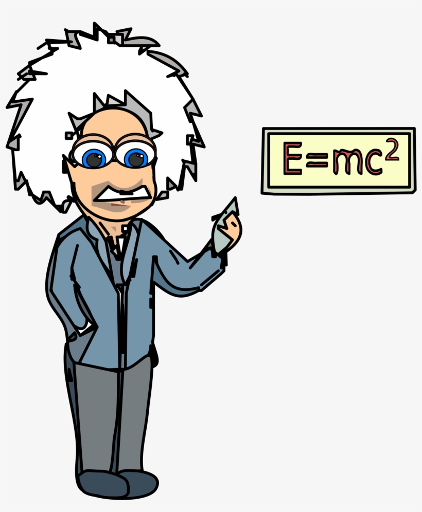 Scientist Equation Mathematician Human Behavior Science - Clipart Einstein, transparent png #1743208