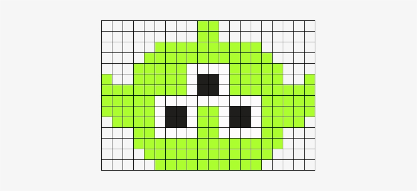 Disney Alien Tsum - Tsum Tsum Perler Bead Pattern, transparent png #1743435