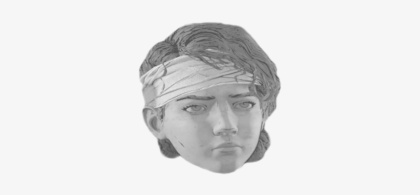 Sticker Clementine Clem The Walking Dead Twd Telltale - Video Game, transparent png #1743500