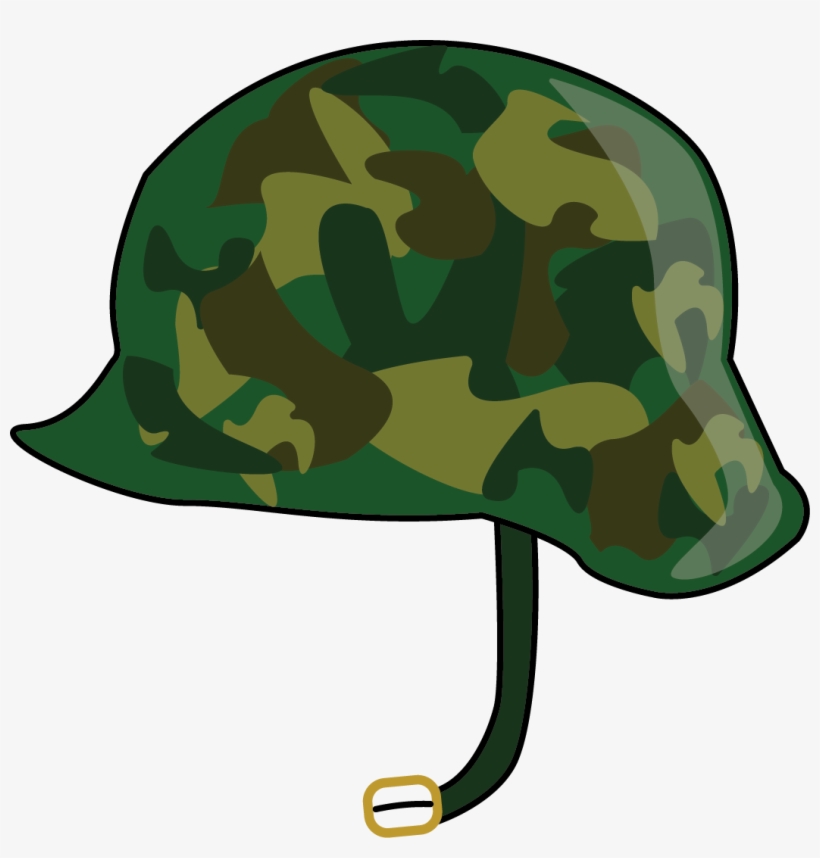 Clip Free Stock Combat Army Soldier Clip Art Person - Army Helmet Clipart, transparent png #1743539