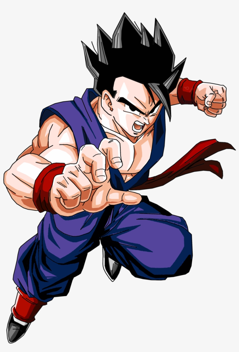 Adult Gohan By Brusselthesaiyan Da5haxv - Adult Gohan Purple Gi, transparent png #1743705