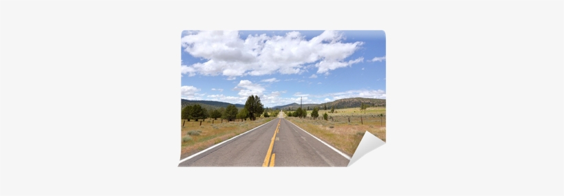 Straight Road In Northern California Wall Mural • Pixers® - Highway, transparent png #1743993