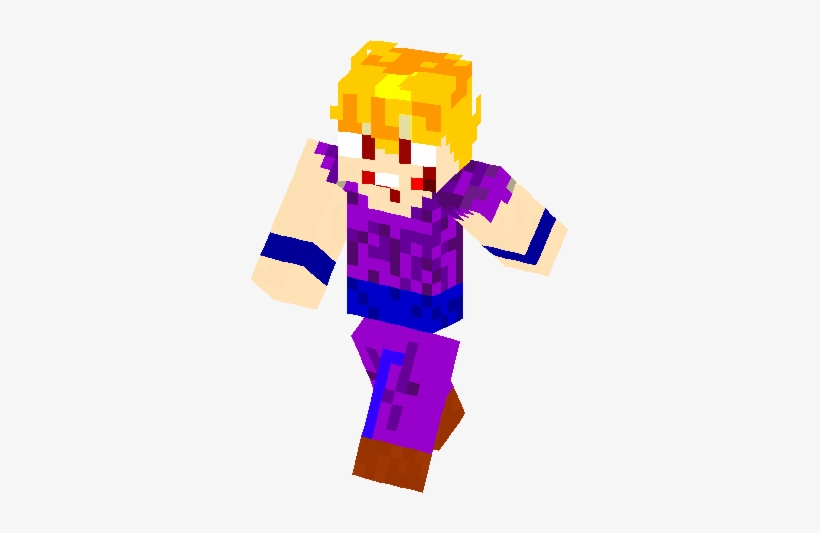 Vampire Gohan Skin - Minecraft Tnt Skin, transparent png #1744205