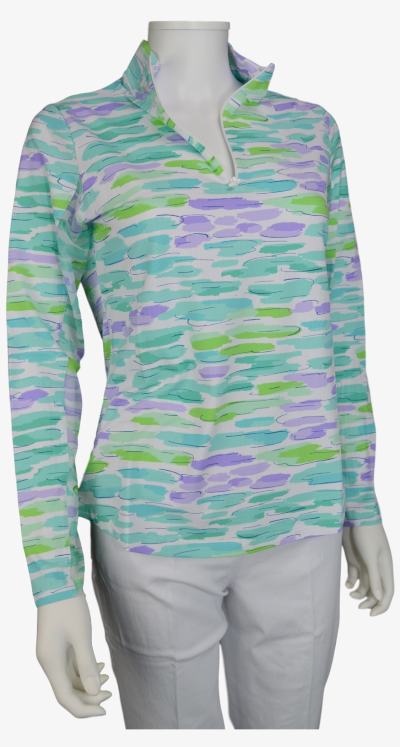 Ibkul Icifil Long Sleeve Sun Shirt - Shirt, transparent png #1744232