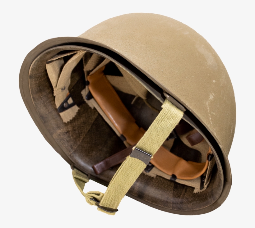 Vintage European Military Helmet - Leather, transparent png #1744235