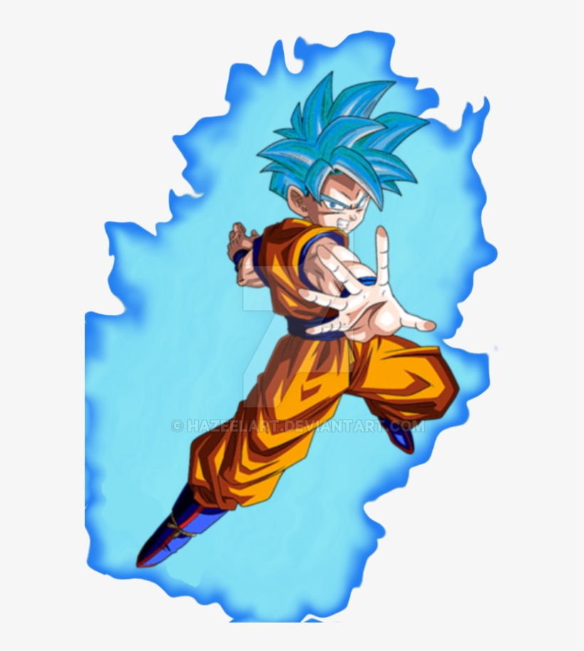 Teen Gohan Super Saiyan God Super Saiyan By Hazeelart - Teen Gohan Super Saiyan Blue, transparent png #1744336